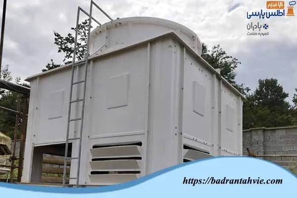 برج خنک کننده کارخانه فولاد فرا طرح نورد کاسپین