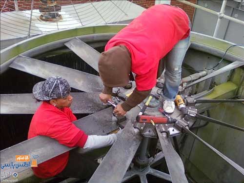 بررسی توان الکتروموتور برج خنک کننده و تقویت فن