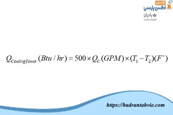 تناژ برج های خنک کننده مدار بسته
