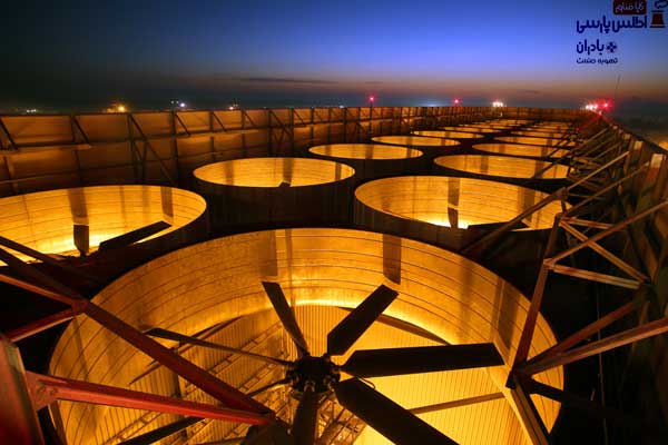 دبی هوا در برج خنک کننده