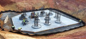 فوندانسیون برج خنک کننده