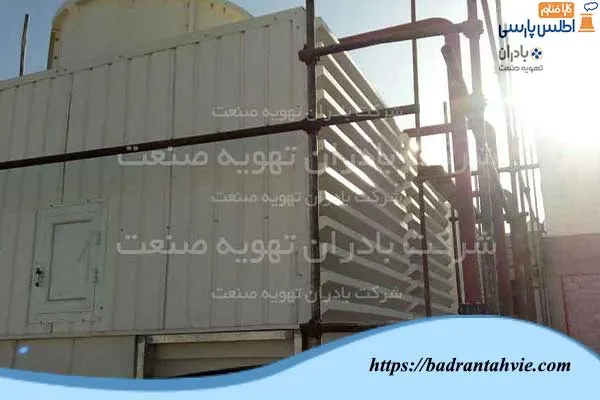 مراحل ساخت برج خنک کن بیمارستان 1000 تختخوابی کمالی کرج